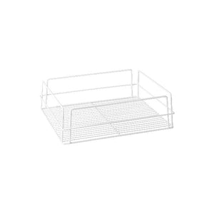 30602 Glass Baskets Rectangular White PVC Coated 435x355x125mm Leisure Coast Hospitality & Packaging