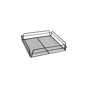 30605-BK Glass Baskets Square Black PVC Coated 355x355x75mm Leisure Coast Hospitality & Packaging