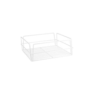 30607 Glass Baskets Square White PVC Coated 355x355x125mm Leisure Coast Hospitality & Packaging