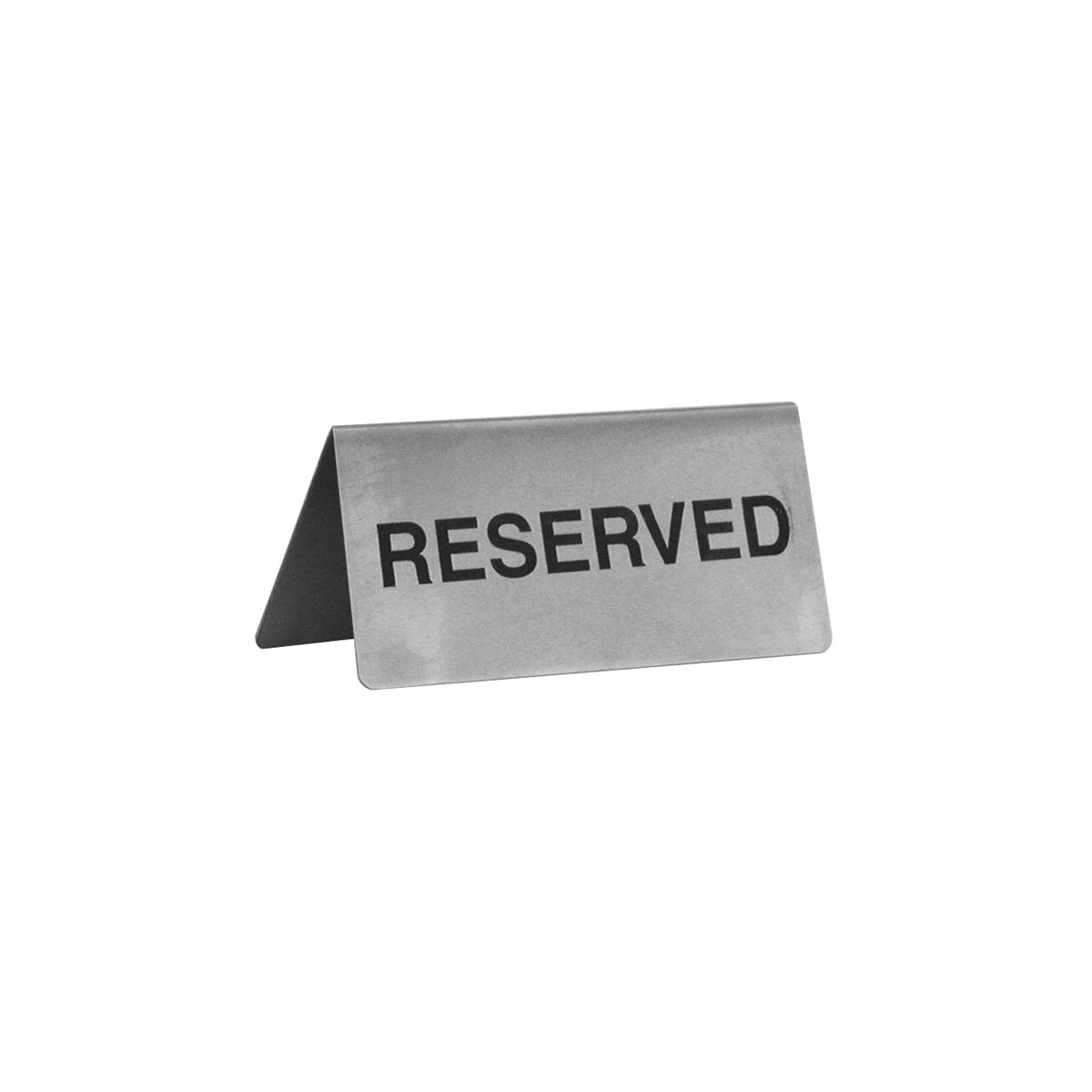 57800 Reserved A Frame Table Sign Stainless Steel Leisure Coast Hospitality & Packaging