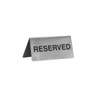 57800 Reserved A Frame Table Sign Stainless Steel Leisure Coast Hospitality & Packaging