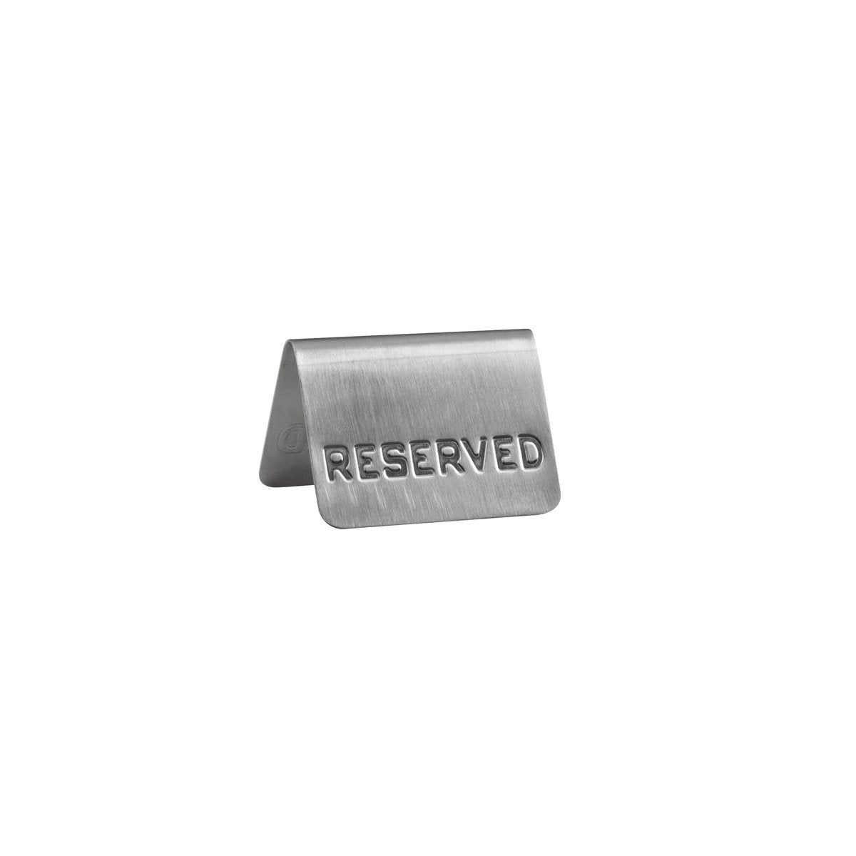 57808 Reserved A Frame Table Sign Stainless Steel Leisure Coast Hospitality & Packaging