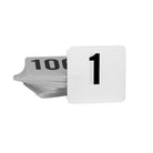 70211 Table Numbers Plastic Black On White Leisure Coast Hospitality & Packaging