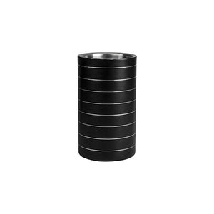 Wine Cooler Insulated Black Ribbed 120x200mm