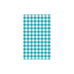 74212-TR Teal Gingham Greaseproof Paper 190x310mm Leisure Coast Hospitality & Packaging