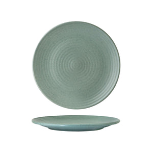 90473 Zuma Mint Round Plate Ribbed 310mm Leisure Coast Hospitality & Packaging