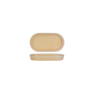 906021 Tablekraft Urban Loft Sandstone Oval Serve Platter 180x100x25mm Leisure Coast Hospitality And Packaging