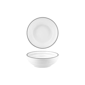907412 White Round Deep Bowl 160x55mm / 630ml Leisure Coast Hospitality And Packaging