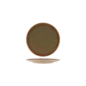 908908 Burnt Sienna Round Plate 210x23mm Leisure Coast Hospitality And Packaging