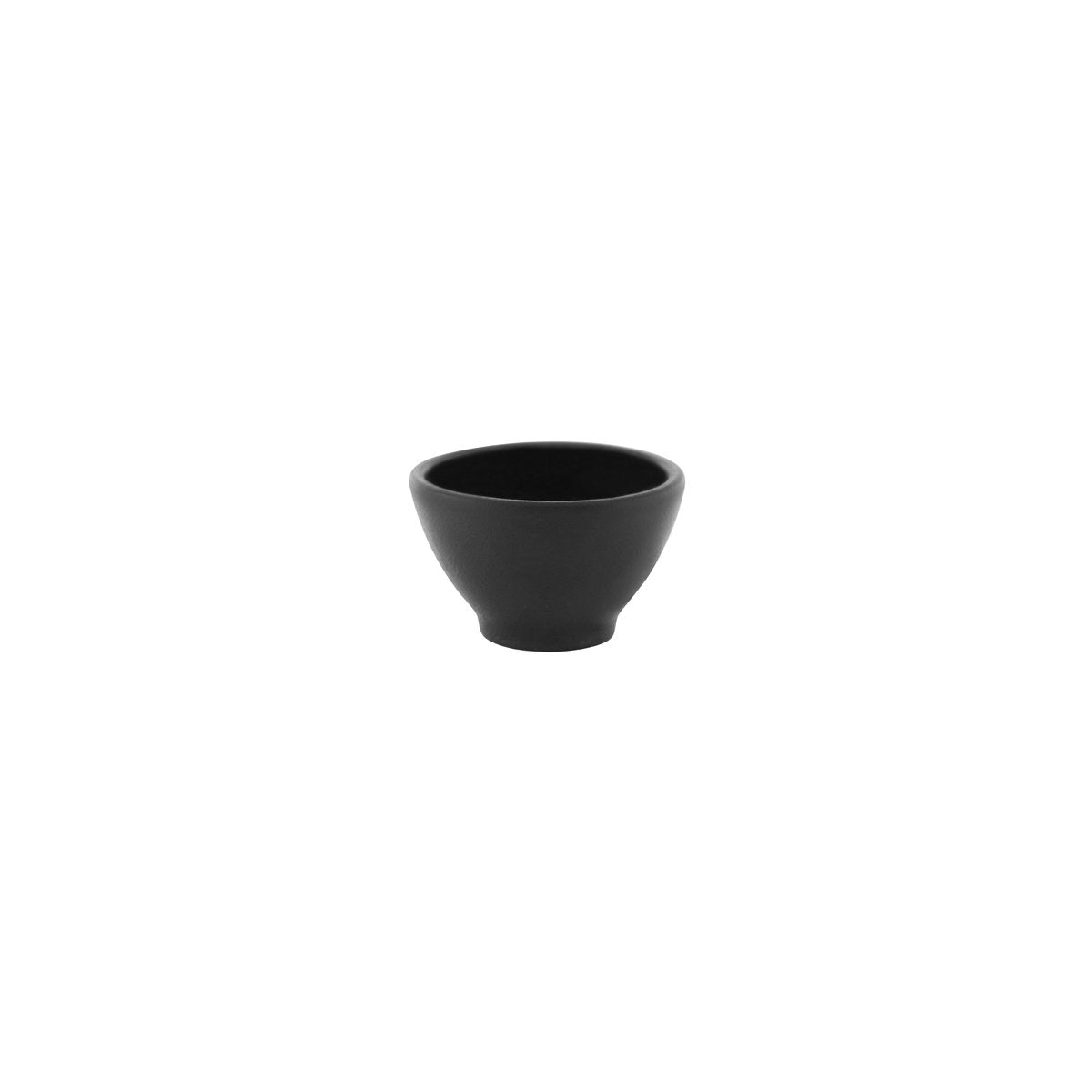 909591 Black Footed Sauce Dish 75x47mm / 95ml Leisure Coast Hospitality And Packaging