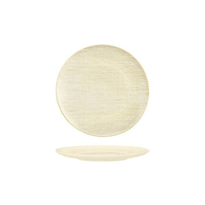 94507-RW Luzerne Linen Reactive White Round Flat Coupe Plate 180mm Leisure Coast Hospitality & Packaging