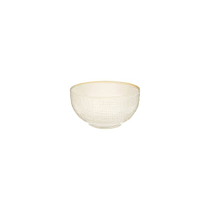 94561-RW Luzerne Linen Reactive White Round Share Bowl 110mm / 300ml Leisure Coast Hospitality & Packaging