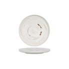 946008 Luzerne Signature Marble Round Plate Vertical Rim 210x25mm Leisure Coast Hospitality & Packaging