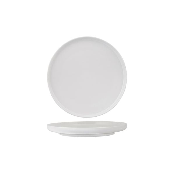 946008 Luzerne Signature Marble Round Plate Vertical Rim 210x25mm Leisure Coast Hospitality & Packaging