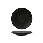 94908-BK Luzerne Zen Black Swirl Round Coupe Plate 205mm Leisure Coast Hospitality & Packaging