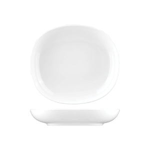 955226 Sango Hospitality Ora White Oval Flat Bowl 260x230mm / 1270ml Leisure Coast Hospitality & Packaging