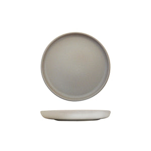 959008-TR Eclipe Uno Grey Round Plate Leisure Coast Hospitality Supplies