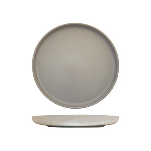 959011-TR Eclipe Uno Grey Round Plate Leisure Coast Hospitality Supplies