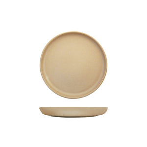 959108-TR Eclipe Uno Taupe Round Plate Leisure Coast Hospitality Supplies