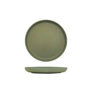 959208-TR Eclipe Uno Green Round Plate Leisure Coast Hospitality Supplies