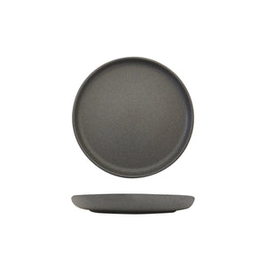 959308-TR Eclipe Uno Dark Grey Round Plate Leisure Coast Hospitality Supplies