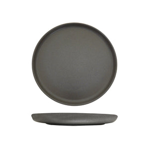 959311-TR Eclipe Uno Dark Grey Round Plate Leisure Coast Hospitality Supplies