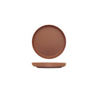 959506-TR Eclipe Uno Brown Round Plate Leisure Coast Hospitality Supplies