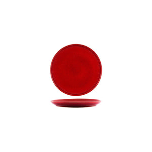 98225 Reactive Red Round Plate 190x25mm Leisure Coast Hospitality And Packaging