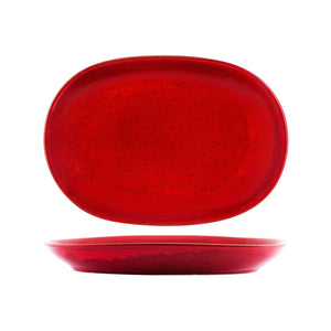 98231 Reactive Red Serving Platter 308x218x40mm Leisure Coast Hospitality And Packaging