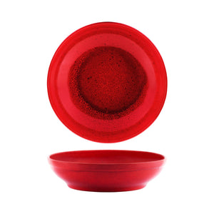 98237 Reactive Red Flared Bowl 230x60mm / 1300ml Leisure Coast Hospitality And Packaging