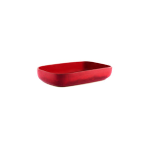 98239 Reactive Red Rectangular Dish 170x105mm / 350ml Leisure Coast Hospitality And Packaging