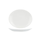 9934124 Churchill Retro Blue Oval Coupe Plate 238x200mm Leisure Coast Hospitality & Packaging