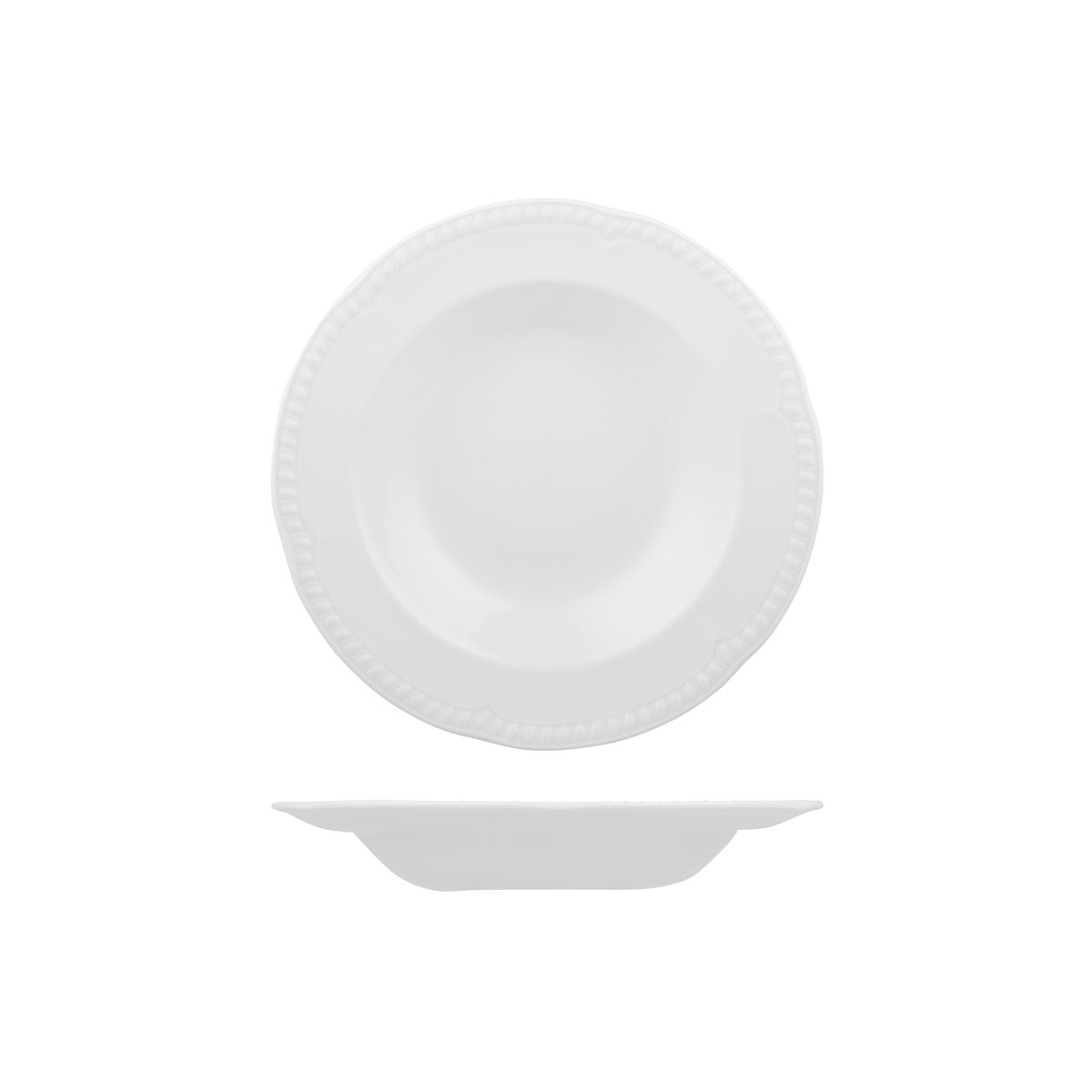 9937223 Churchill Buckingham Soup Bowl Wide Rim 230mm / 330ml Leisure Coast Hospitality & Packaging