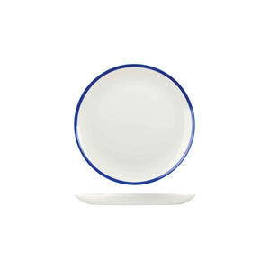 9955116 Churchill Retro Blue Round Coupe Plate 165mm Leisure Coast Hospitality & Packaging