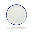 9955126 Churchill Retro Blue Round Coupe Plate 260mm Leisure Coast Hospitality & Packaging