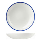 9955231 Churchill Retro Blue Round Coupe Bowl 310mm / 2400ml Leisure Coast Hospitality & Packaging