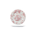 9971521 Churchill Vintage Prints Toile Round Plate Cranberry 215mm Leisure Coast Hospitality & Packaging