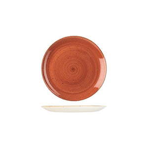 9975116-O Stonecast Spiced Orange Round Coupe Plate 165mm Leisure Coast Hospitality & Packaging