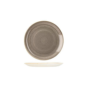 9975116-P Stonecast Peppercorn Grey Round Coupe Plate 165mm Leisure Coast Hospitality & Packaging