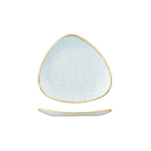9975319-D Stonecast Duck Egg Triangular Plate 192x192mm Leisure Coast Hospitality & Packaging