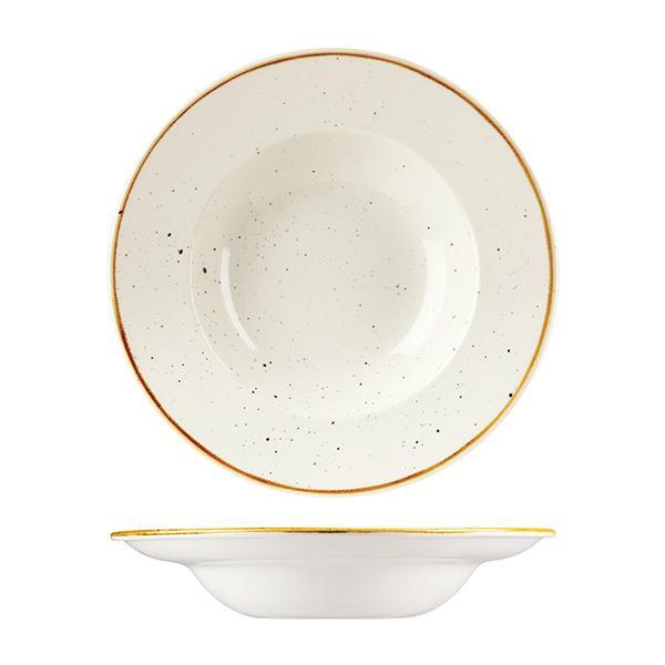 9975428-W Stonecast Barley White Soup / Pasta Bowl 280mm / 468ml Leisure Coast Hospitality & Packaging