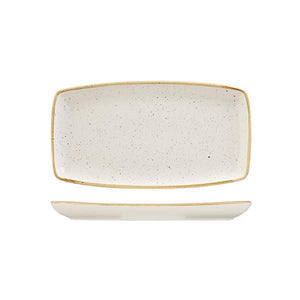9975529-W Stonecast Barley White Oblong Plate 295x150mm Leisure Coast Hospitality & Packaging