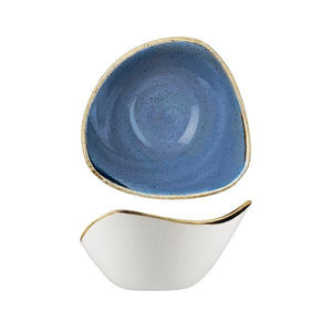9975715-B Stonecast Cornflower Blue Triangular Bowl 153x153mm / 260ml Leisure Coast Hospitality & Packaging