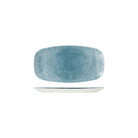 9976570-TB Studio Prints Raku Topaz Blue Oblong Chef's Plate 298x153mm Leisure Coast Hospitality & Packaging