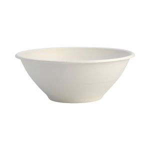 B-BL-40 BioCane Noodle / Salad Bowls and Lids White Bowl 1183ml / 40oz Leisure Coast Hospitality & Packaging Supplies