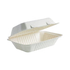 B-HL-96-N BioCane Clamshells BioCane Snack Clamshell Natural 229x152x81mm Leisure Coast Hospitality & Packaging Supplies
