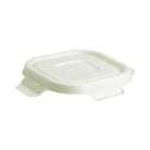 B-SLBL-W BioCane Square Takeaway Containers & Lids White BioCane Lid 130x130mm Leisure Coast Hospitality & Packaging Supplies