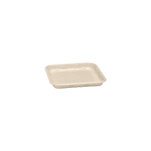 B-TRAY-5X5 BioCane Produce Trays Natural Tray 140x140x20mm Leisure Coast Hospitality & Packaging Supplies