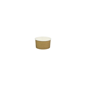 BB-BIC-3 BioCup Kraft Ice Cream BioCup 71x40mm / 90ml-3oz Leisure Coast Hospitality & Packaging Supplies