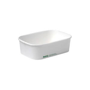 BB-LB-650-W BioBoard Takeaway Container White 650ml